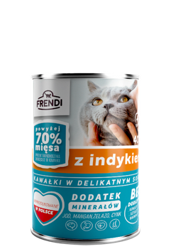 Frendi Piezas en Salsa Suave con Pavo 400g