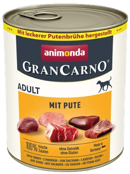 ANIMONDA GranCarno sabor Perro Adulto: Cerdo + Pavo 6x800g