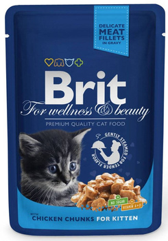 Brit Premium Gatito con Pollo en Salsa 100g