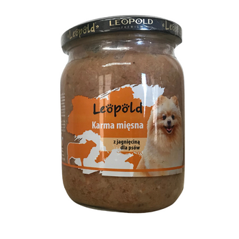 Leopold carne de cordero comida para perros 500g (Tarro)