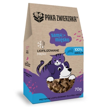 Animal Paka Carne Delicada Liofilizada Solo CONEJO 70g