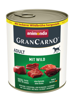 ANIMONDA GranCarno Adulto Perro sabor: venado 12x800g