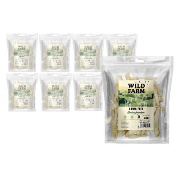 WILD FARM pezuñas de cordero 8x300g golosinas para perros