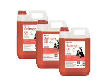 Lab-V 100% Aceite de Salmón para Perros y Gatos de Todas las Edades 3x5000 ml Prensado en Frío