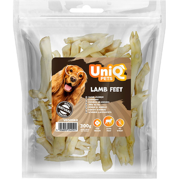 UNIQ PETS golosinas para perros pezuñas de cordero 300g