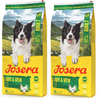 JOSERA Adulto Light & Vital 2x12,5kg