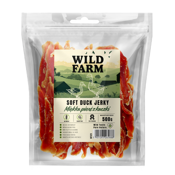 WILD FARM pechuga de pato suave 500g golosinas para perros