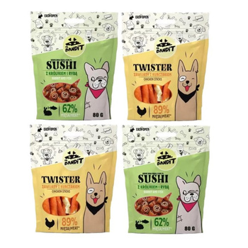 MR. BANDIT Mezcla de Sabores 4x80g