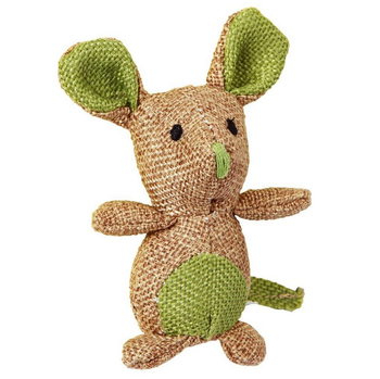 KERBL Juguete Ratón Lino Natural 7cm