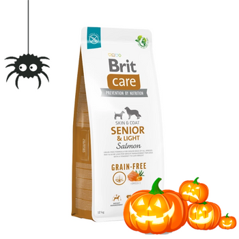 BRIT CARE Perro Grain-free Senior & Light Salmón 12kg