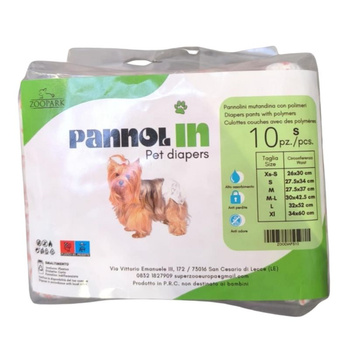 Pañales PannolIN para perras, talla S, 10 unidades por paquete