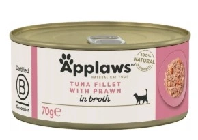 APPLAWS Filete de Atún con Gambas en Caldo Lata 70g