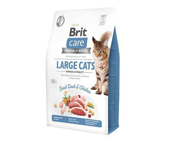 Brit Care Grain-Free Gatos Grandes Power & Vitality con Pato y Pollo 2kg
