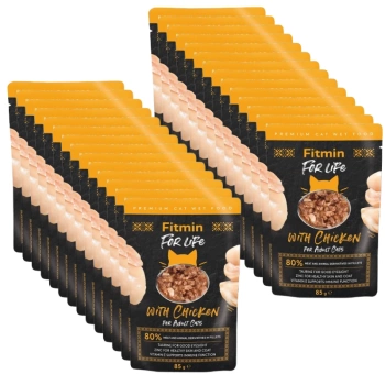 Fitmin Cat For Life Adult Pollo 28x85g