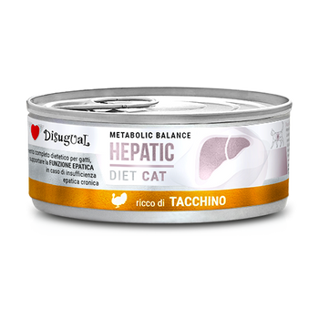 Disugual Veterinary comida húmeda para gatos HEPATIC pavo (adulto) 85g