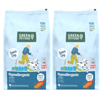 GREEN PETFOOD InsectDog Hipoalergénico 2x10kg