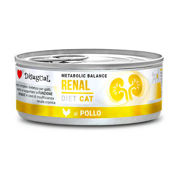 Disugual Veterinary comida húmeda para gatos RENAL Pollo (adulto) 85g