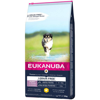 Eukanuba Puppy Large Grain Free Pollo 2x12kg