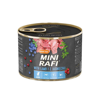 Dolina Noteci Mini Rafi con cordero 185g
