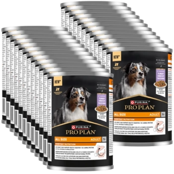 PRO PLAN Everyday Nutrition Alimento para perros adultos rico en pavo en gelatina 24x400 g