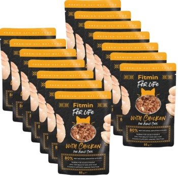 Fitmin Cat For Life Adult Pollo 14x85g