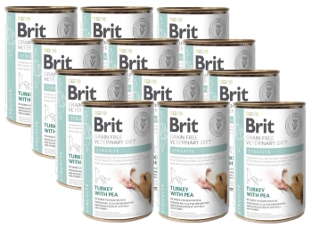 Brit Green Free Veterinary Diet Perro Struvite Pavo con Guisantes 12x400g