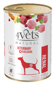4Vets para perros Renal 6x400g