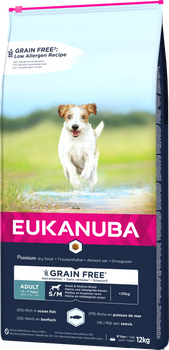 EUKANUBA Adult Small&Medium Grain Free 12kg