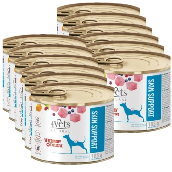 4Vets Dog Skin Support 12 x 185 g
