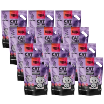 BUBU Pets Arena de silicona no aglomerante Micro lavanda violeta 12x7,2l