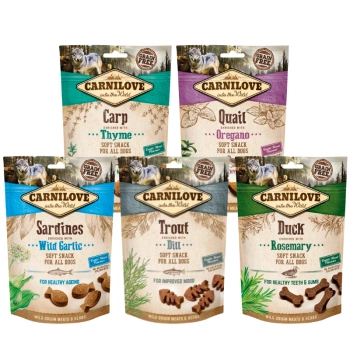 Mezcla de snacks semihúmedos Carnilove (5 sabores) 200 g