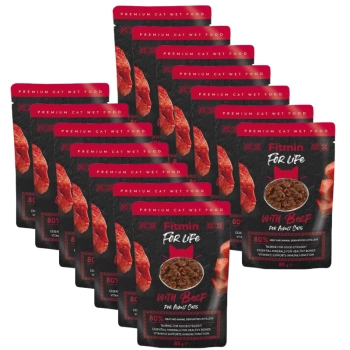 Fitmin Cat For Life Adult Ternera 14x85g