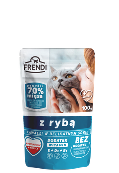 Frendi Trozos en salsa delicada con pescado 100g