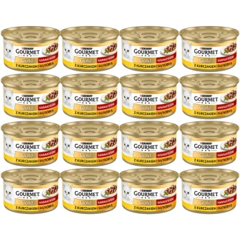 Purina Gourmet Gold Pollo con Hígado en Salsa 72x85g