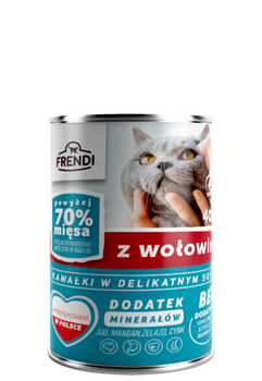 Frendi Trozos en salsa delicada con ternera 400g