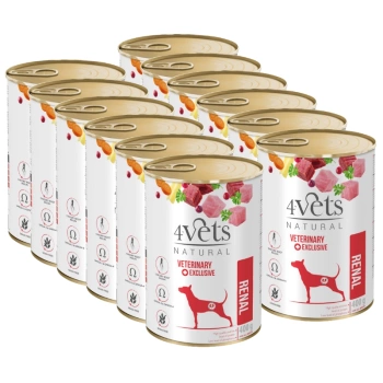 4Vets para perros Renal 12x400g