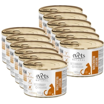 4Vets Reductor de Peso para Gatos 12x185g