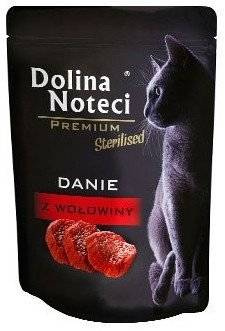 Dolina Noteci Premium para gatos esterilizados con carne de vacuno 10x85g