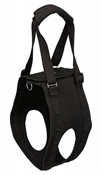 Arnés de rehabilitación para perros Trixie M - Hasta 25 kg Negro
