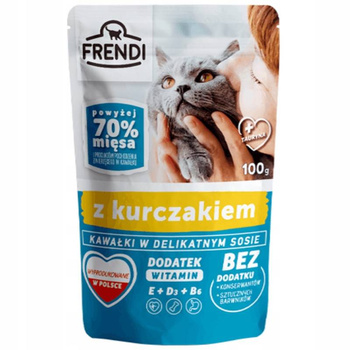 Frendi Trozos en salsa delicada con pollo 100g