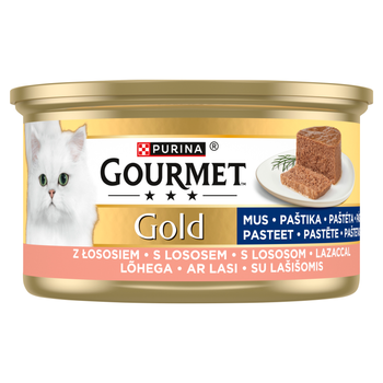 Purina Gourmet Gold mousse con salmón 85g