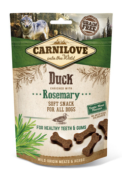 Carnilove Snack semi húmedo, pato al romero 200 g