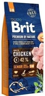 Brit Premium By Nature Senior S+M con Pollo 2x15kg