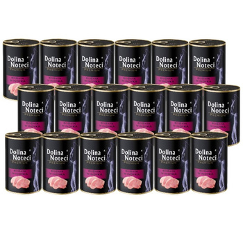 Dolina Noteci Premium para gatos rico en pavo 18x400g