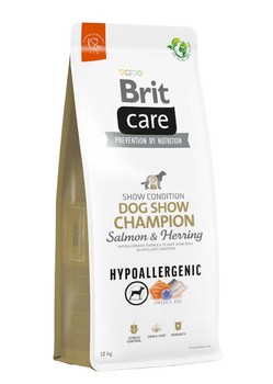 BRIT CARE Dog Hypoallergenic Dog Show Champion Salmón y Arenque 2x12kg