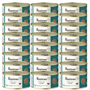 APPLAWS Pescado del Océano en Caldo Lata 24x70g