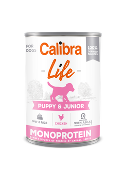 CALIBRA Dog Life Puppy & Junior Pollo 12x400g