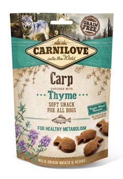 Carnilove Snack Semi-Moist, carpa con tomillo, 200 g