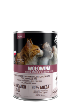 PetRepublic Lonchas de Ternera en Salsa Delicada 400g