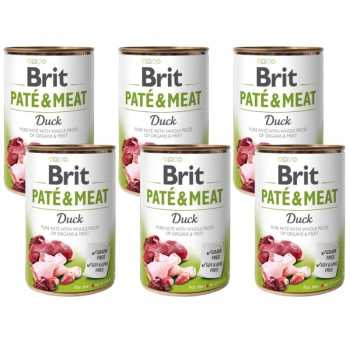 Brit Pate y Carne con Pato 6x800g